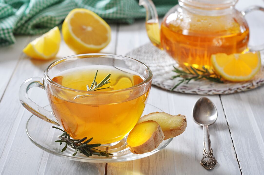 ginger and lemon tea to boost potency