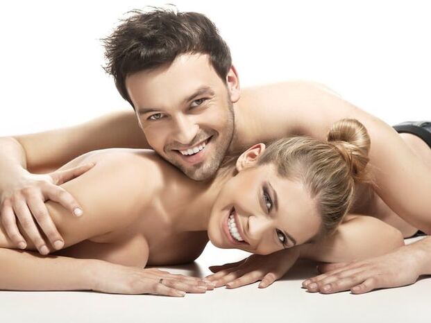 woman and man who increased their potency with products